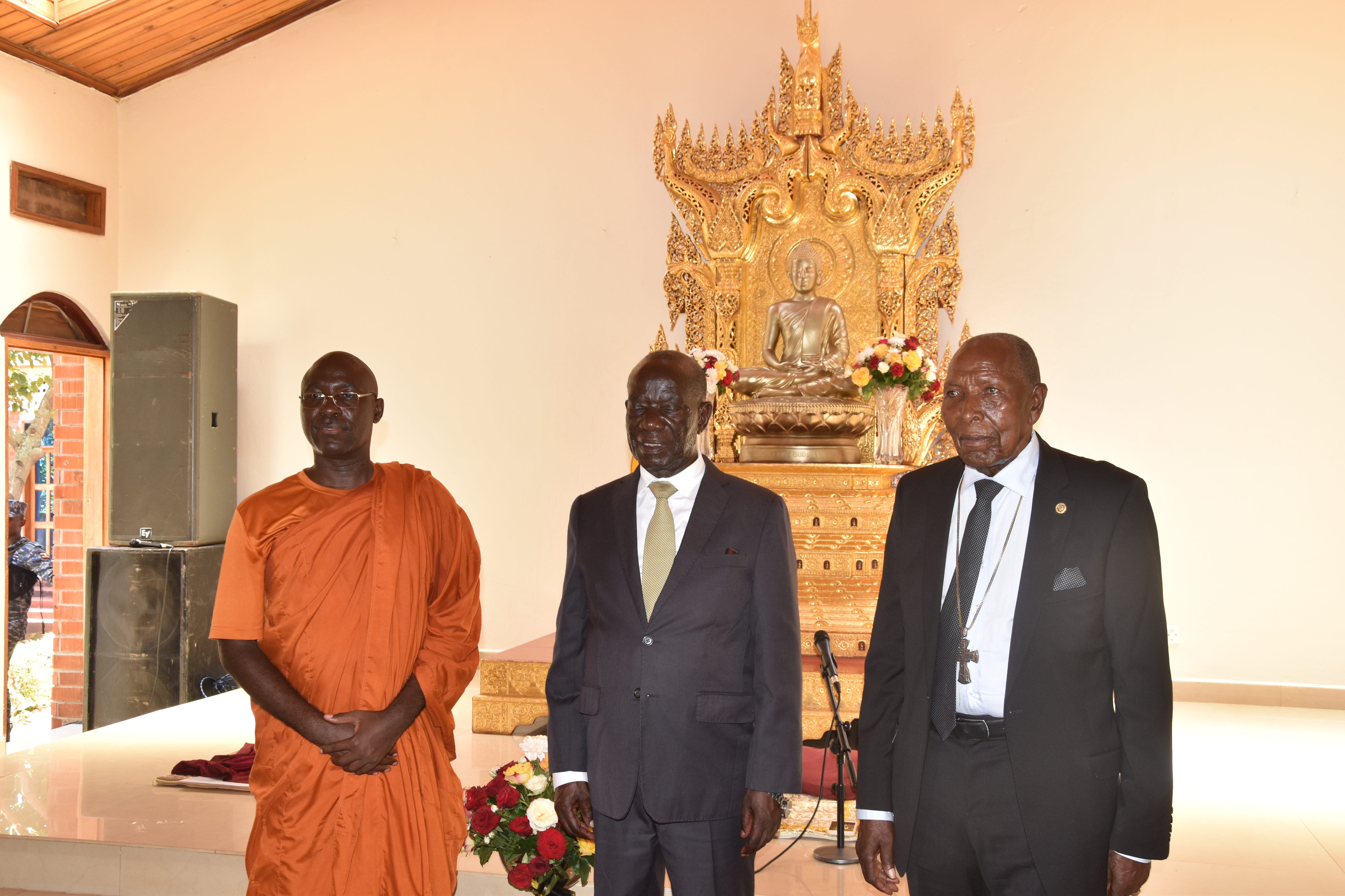 Vice President Visits the Temple, Calls for Adoption of Buddhist Values