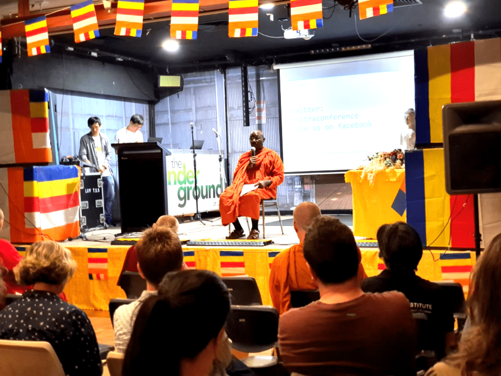 Bhante Attends Mitra Conference as Keynote Speaker in Australia
