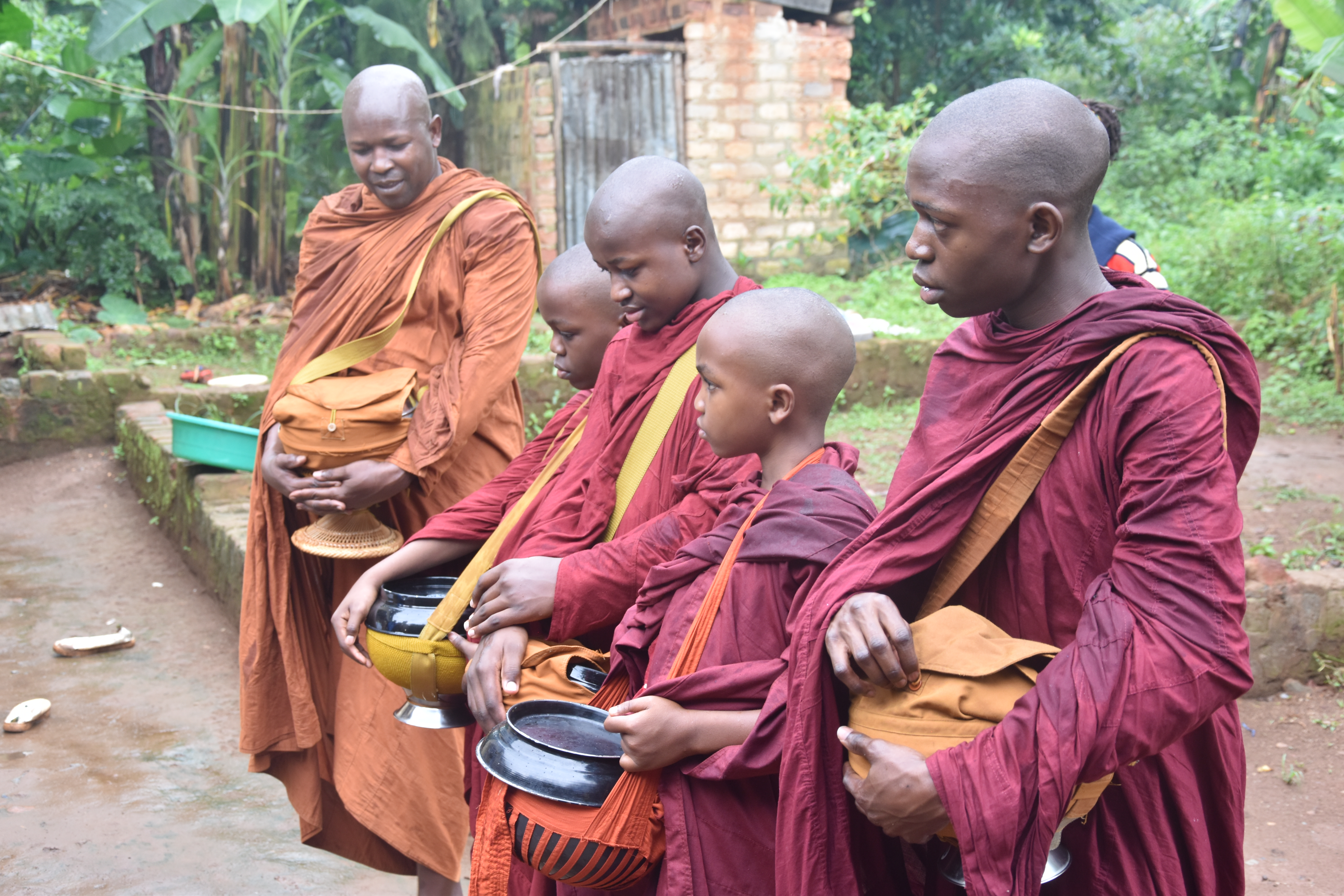 Local People Practice Alms-Giving