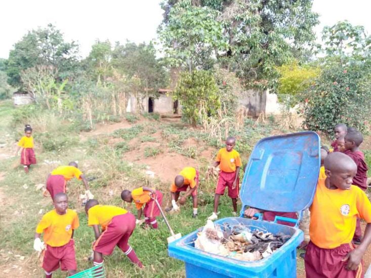 Environmental Cleaning Day at Buddhist Peace School