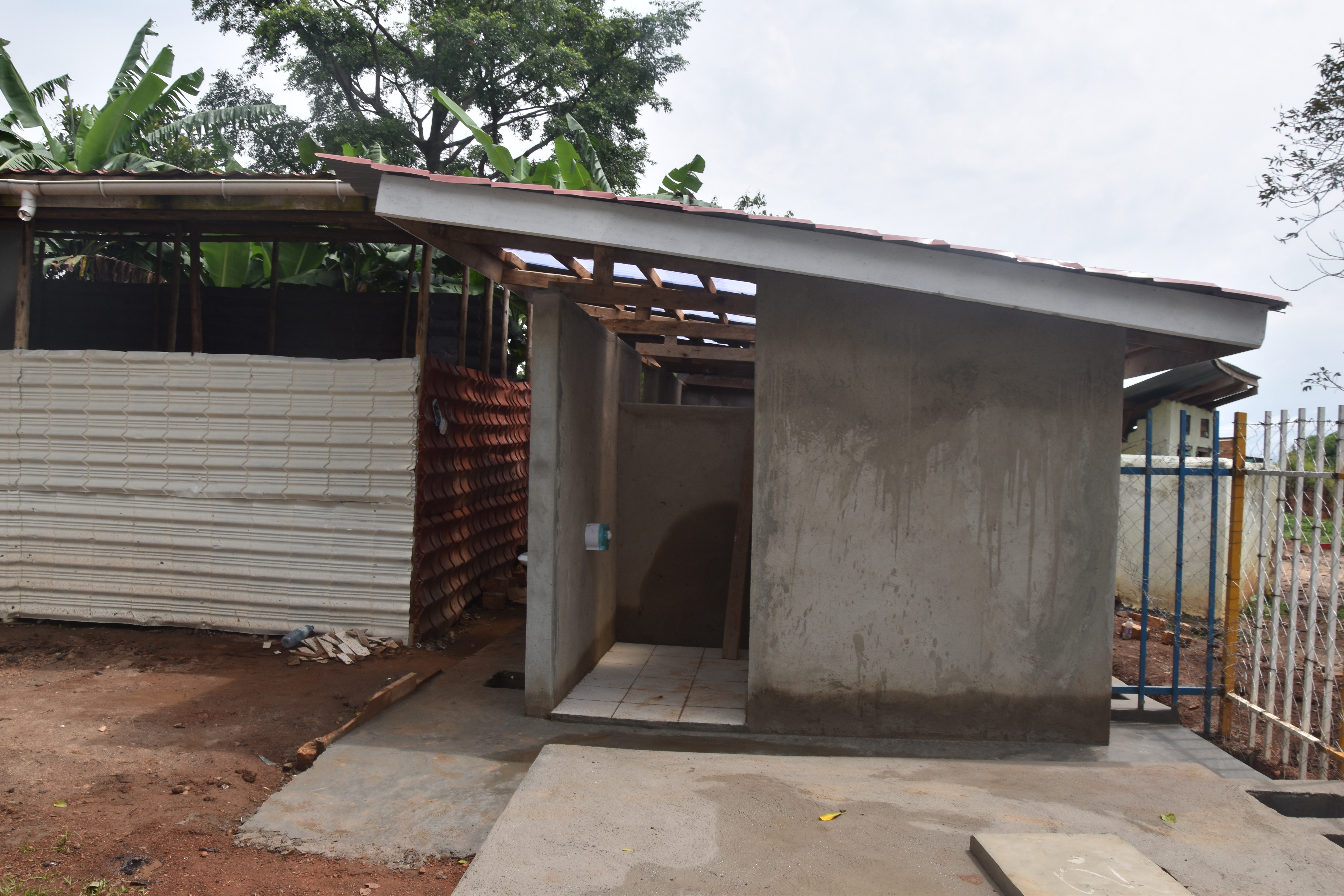 Peace School Constructs Its permanent Toilets