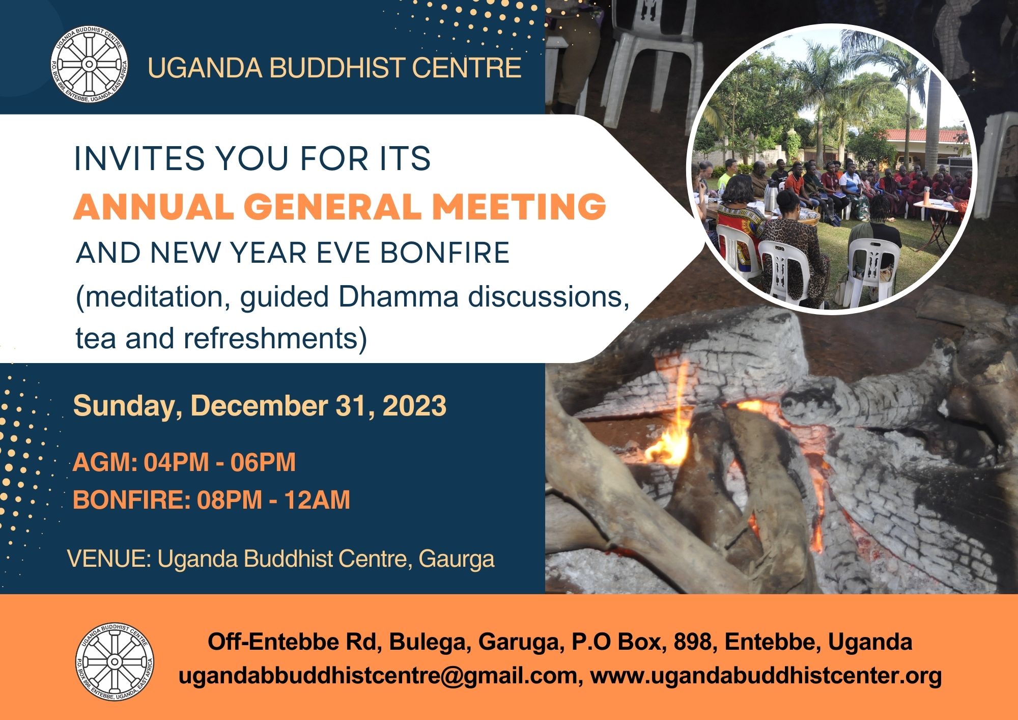 Uganda Buddhist Centre to Hold Annual General Meeting and New Year’s Celebration